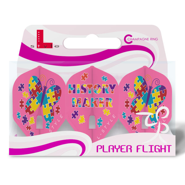 L -Style Signature Flights - Fallon Sherrock V2 - Std Pink
