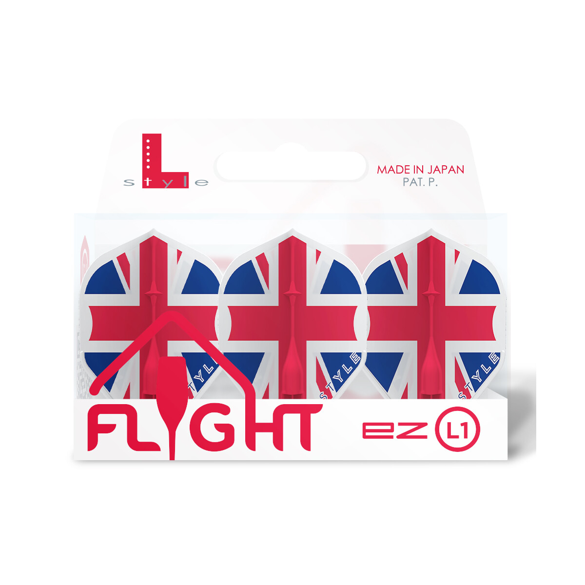 L -Style Signature Flights - Union Jack EZ - std Clear White