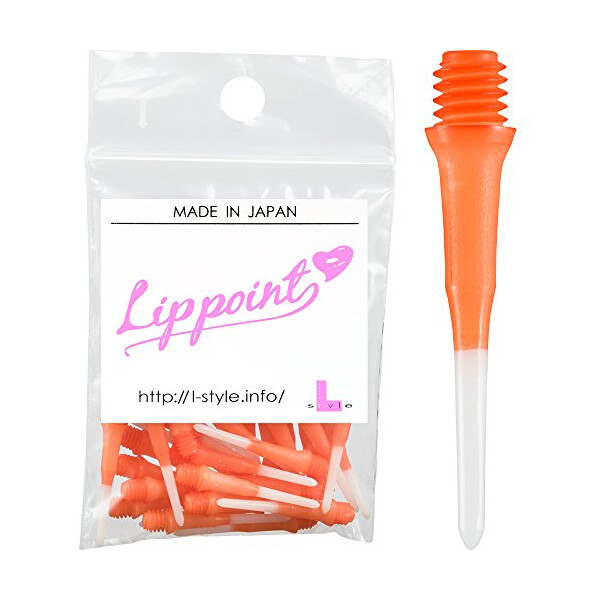 L- Style Lippoint - Two Tone - Orange - 30pcs/Bag