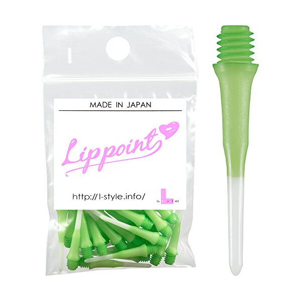 L- Style Lippoint - Two Tone - Green - 30pcs/Bag