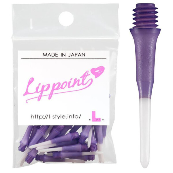 L- Style Lippoint - Two Tone - Purple - 30pcs/Bag