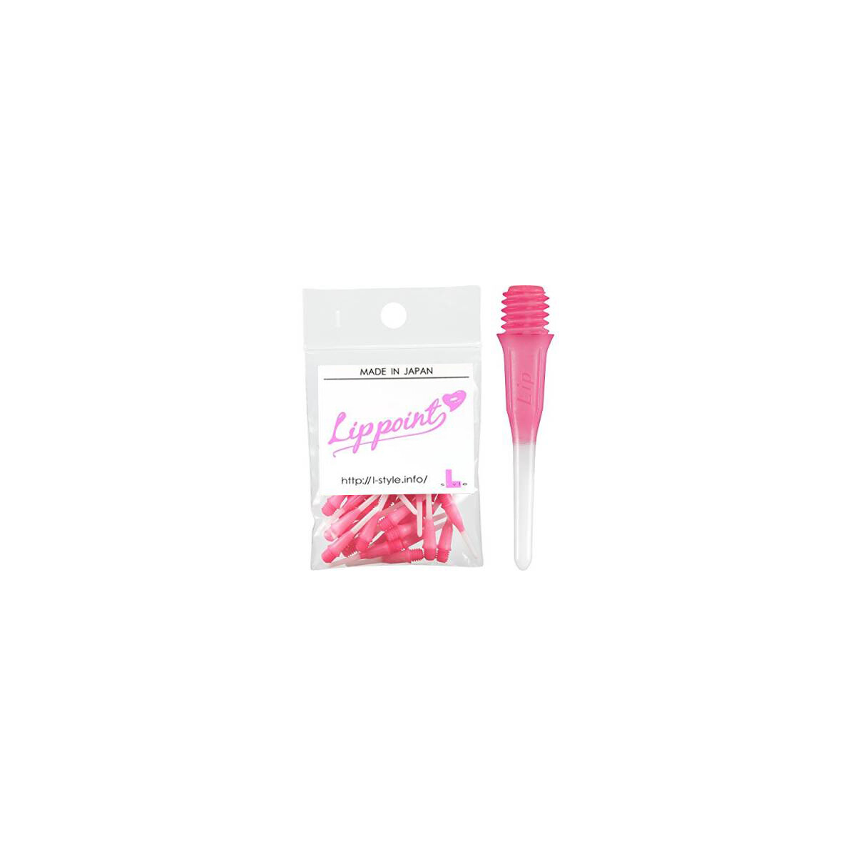 L- Style Lippoint - Two Tone - Pink - 30pcs/Bag