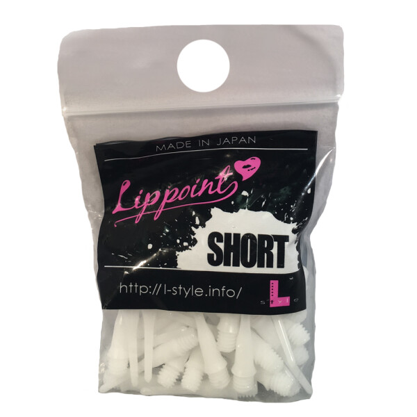L- Style Lippoint Short - Snow - 50pcs/Bag