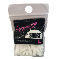 L- Style Lippoint Short - Snow - 50pcs/Bag