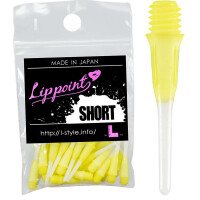 L- Style Short Lippoint - Two Tone - Yellow - 30pcs/Bag