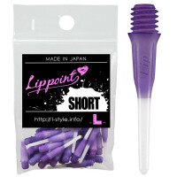 L- Style Short Lippoint - Two Tone - Purple - 30pcs/Bag
