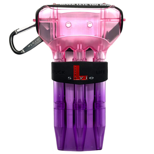 L - Stlye N9 Krystal One Case Twin Color  - Pink/Purple