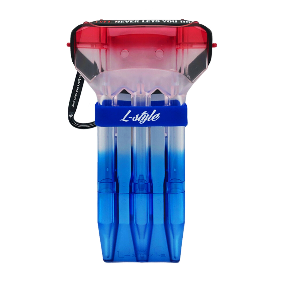 L - Stlye N9 Krystal One Case Tri Color - Blue/White/Red