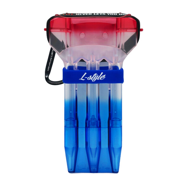 L - Stlye N9 Krystal One Case Tri Color - Blue/White/Red