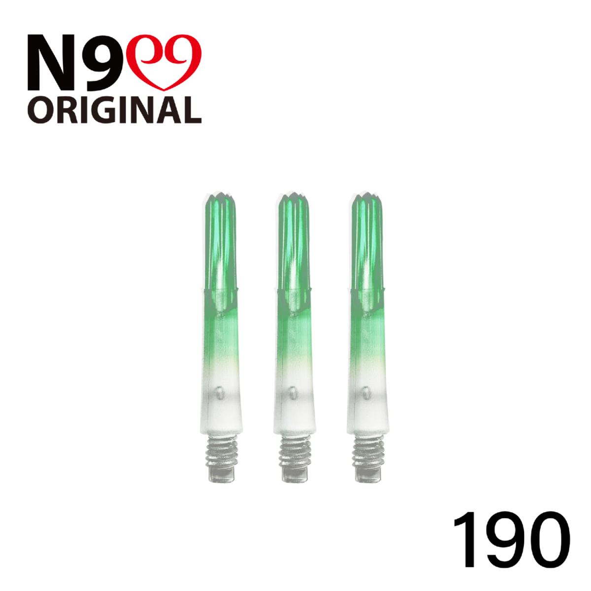 L-shaft Locked Straight N9 Gradient Forest Green - 190