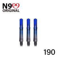 L-shaft Locked Straight N9 Gradient Black/Ocean Blue - 190