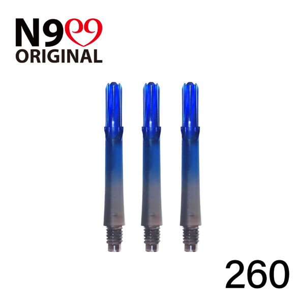L-shaft Locked Straight N9 Gradient Black/Ocean Blue - 260
