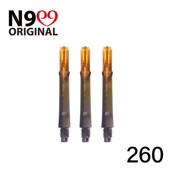 L-shaft Locked Straight N9 Gradient Black/Orange - 260