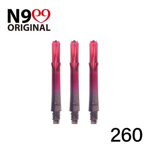 L-shaft Locked Straight N9 Gradient Black/Strawberry - 260