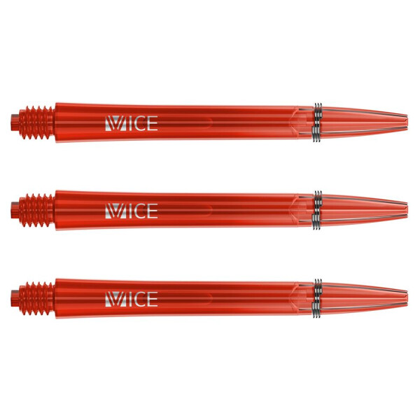 Vice Shafts Clear Red 48mm (3pcs/Set)