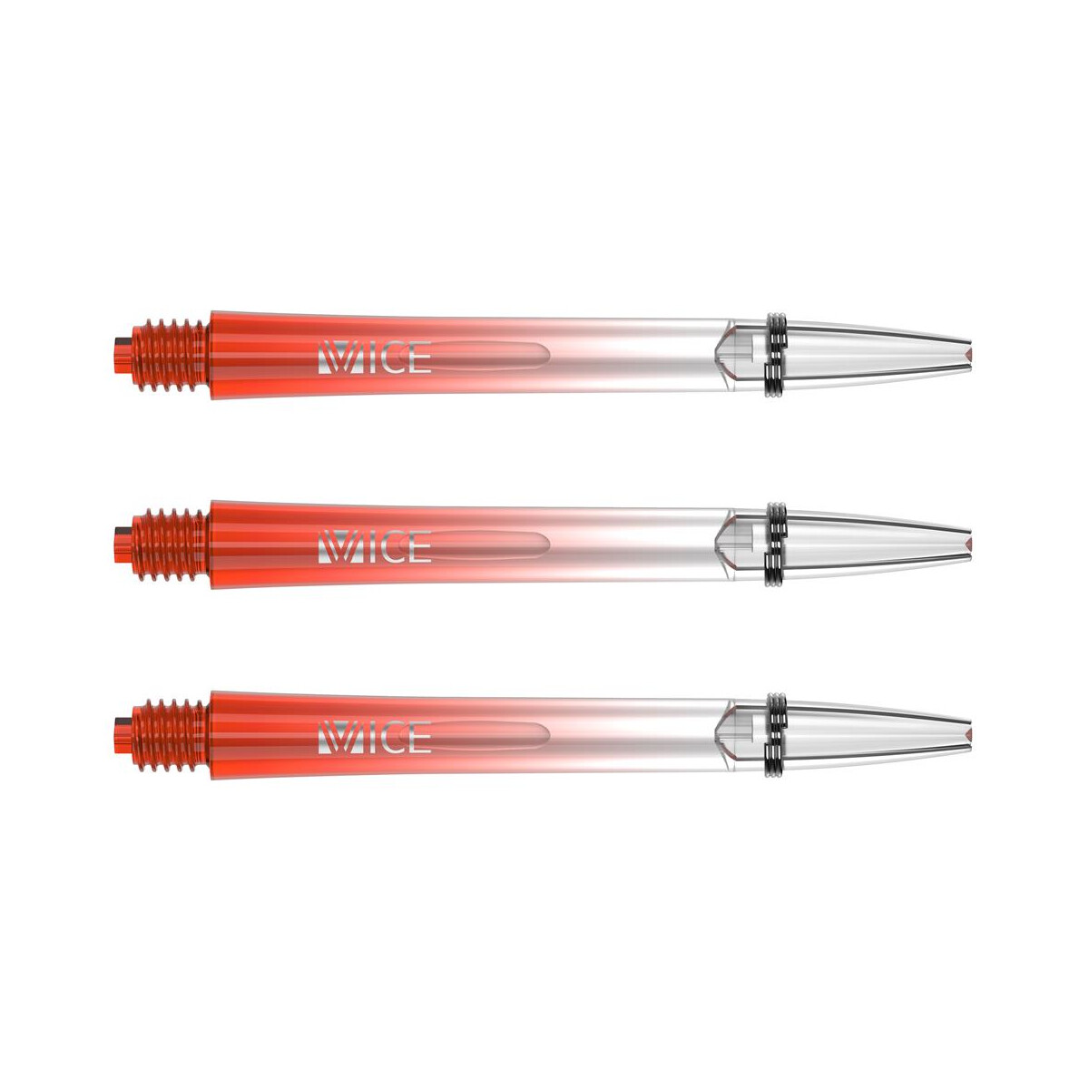 Vice Shafts Gradient Clear/ Red 48mm (3pcs/Set)