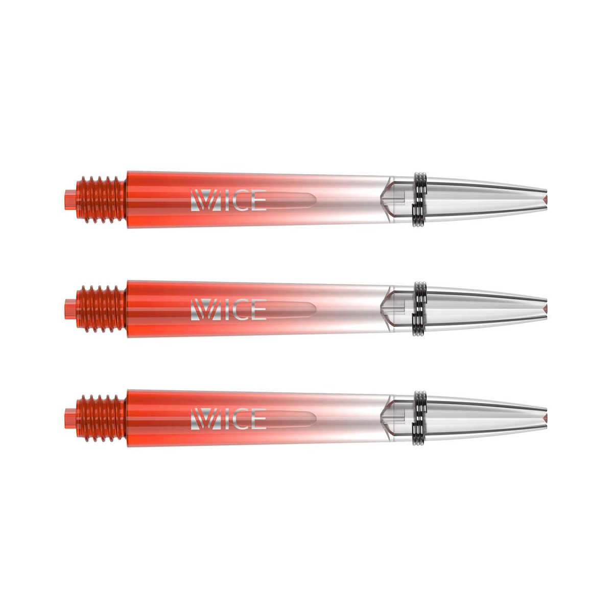 Vice Shafts Gradient Clear/ Red 41mm (3pcs/Set)