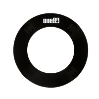 Round Knock-Down Dartboard Surround - Black
