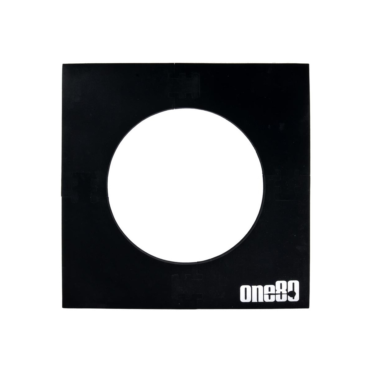 Square Knock-Down Dartboard Surround - Black