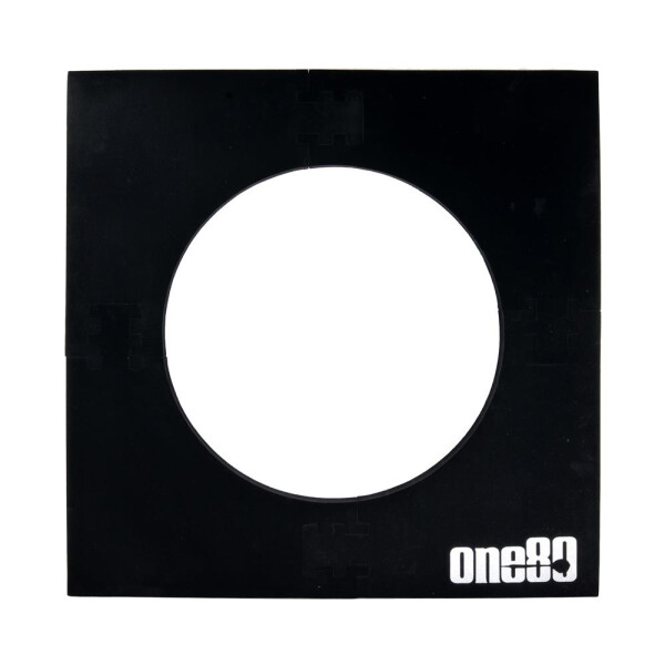 Square Knock-Down Dartboard Surround - Black