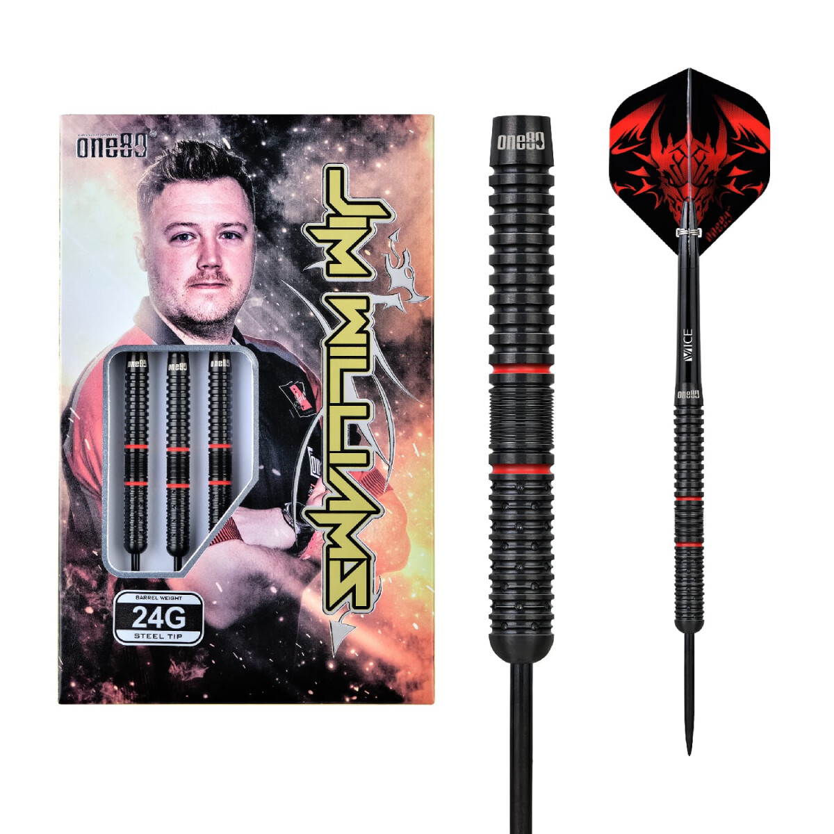 Jim williams Signature Dart HD Steeltip 22g