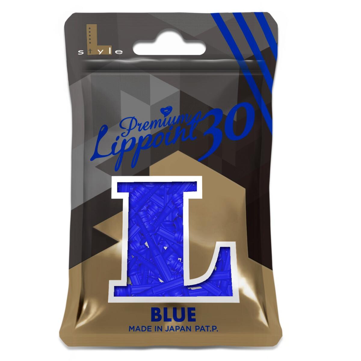 L- Style Long Premium Lippoint - Bue - 30pcs/Bag