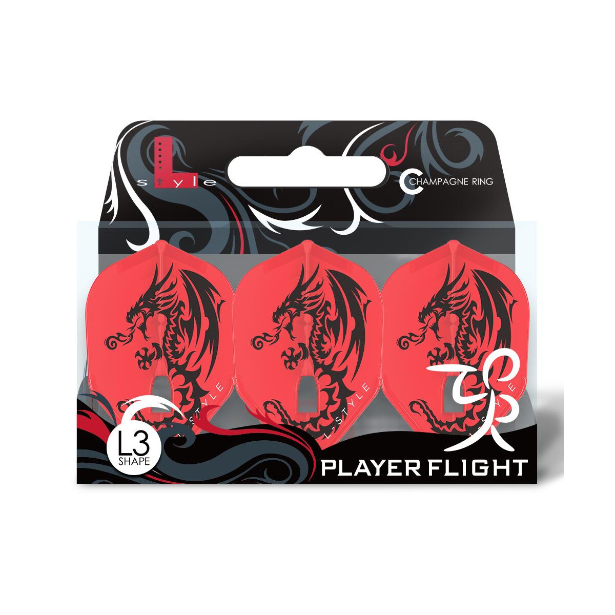 L -Style Signature Flights - Neil Duff L3PRO - Red
