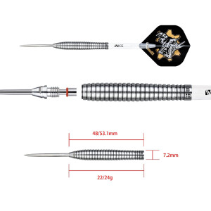 R2 Interchange Re-ptile Steeltip 24g