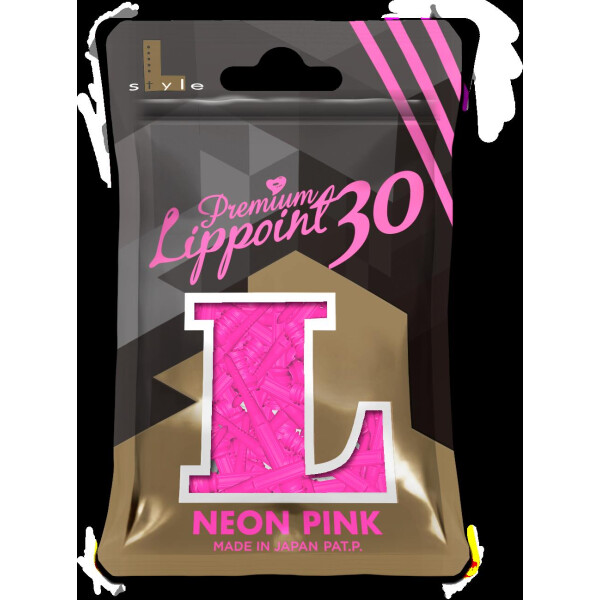 L- Style Long Premium Lippoint - Neon Pink - 30pcs/Bag