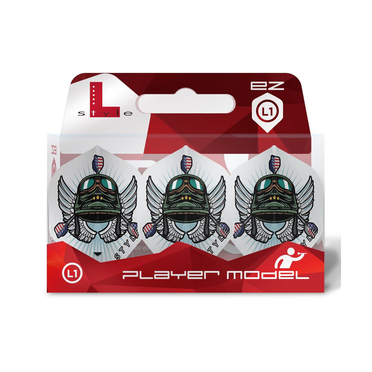 L -Style Signature Flights - Leonard Gates v3 L1EZ - White