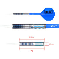 Tanja Bencic Signature Dart Sensation Light Blue Softip 20g