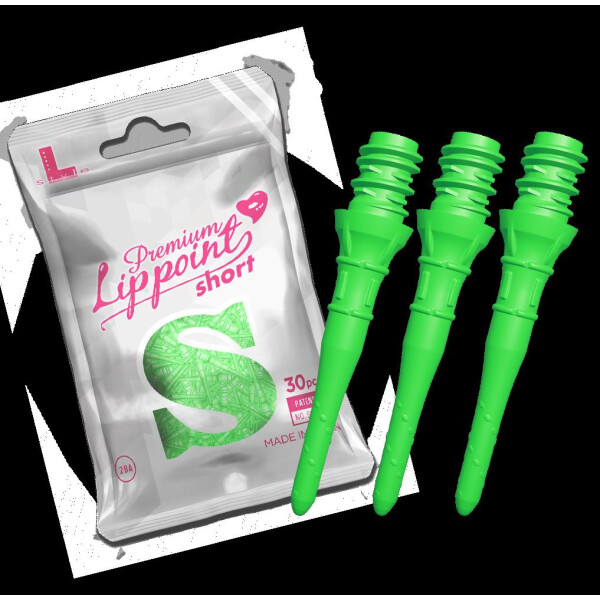 L- Style Short Premium Lippoint - Neon Green - 30pcs/Bag