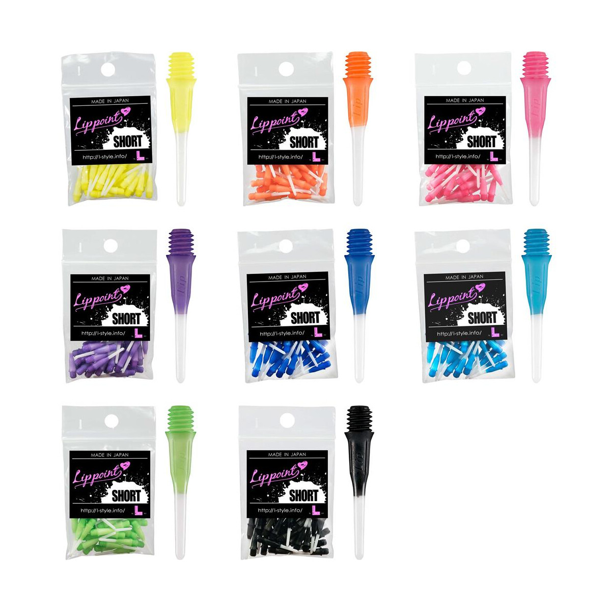Short Lippoint 2-Tone 30pcs/Bag