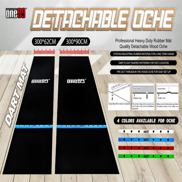 Detachable Oche Dart Mat (90cm)