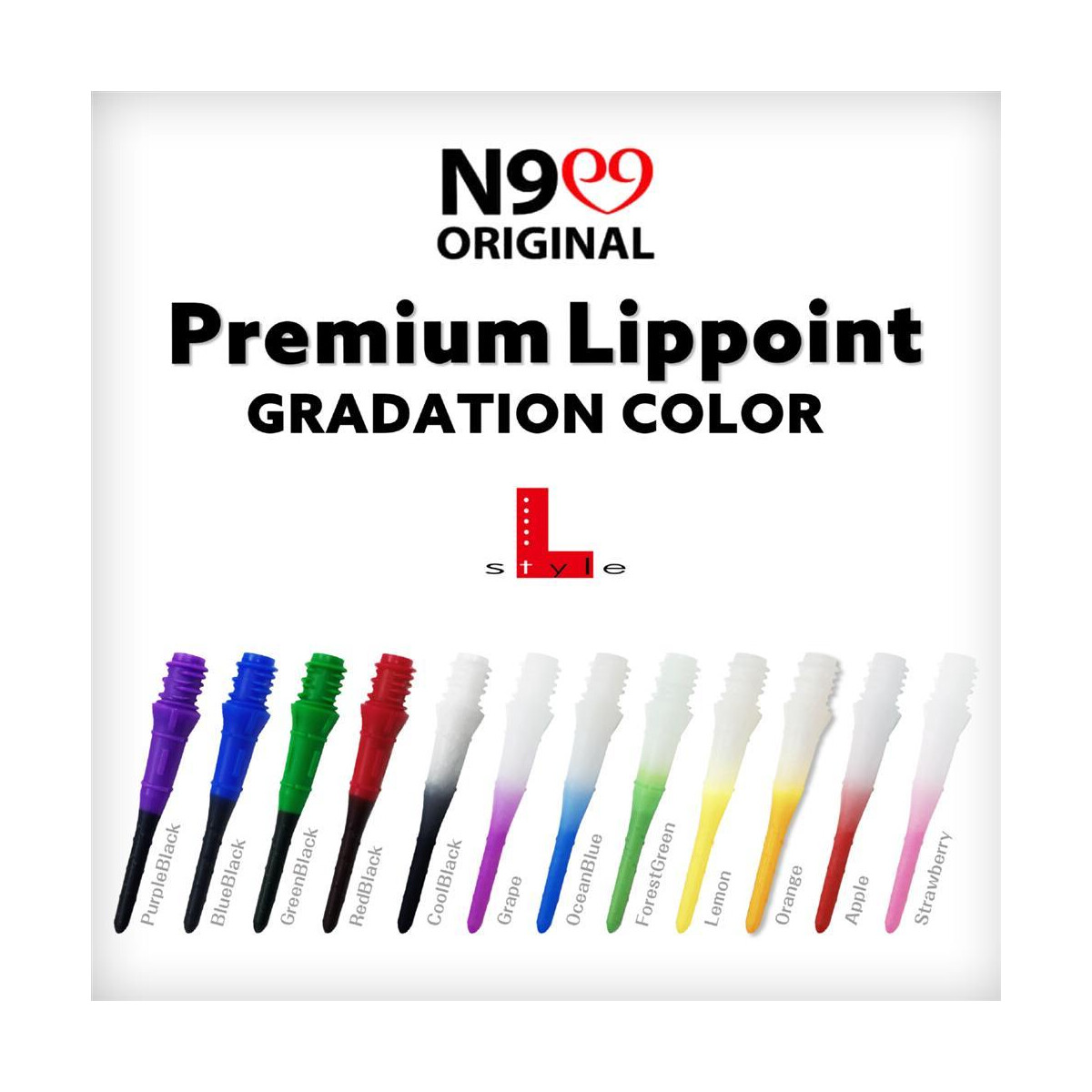 L - Stlye N9 Premium Lippoint Gradation Black