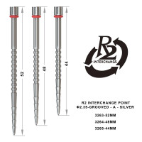 R2 Interchange Point (2.35mm) - Grooved - A - Silver