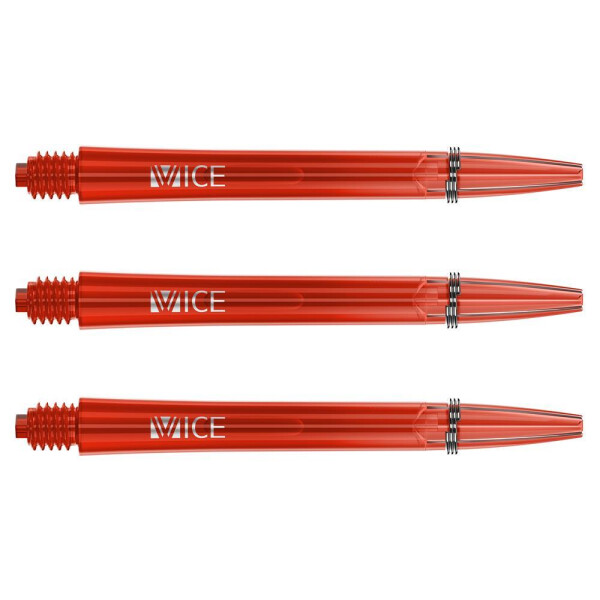 Vice Shafts Clear Red (3pcs/Set)