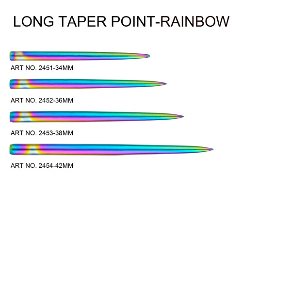 Long Taper Point - Rainbow 36mm