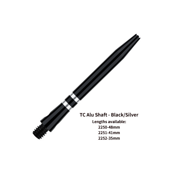 TC Alu Shaft - Black/Silver - 48mm