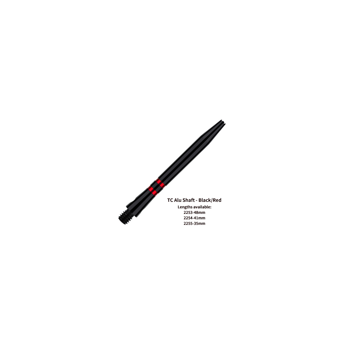 TC Alu Shaft - Black/Red