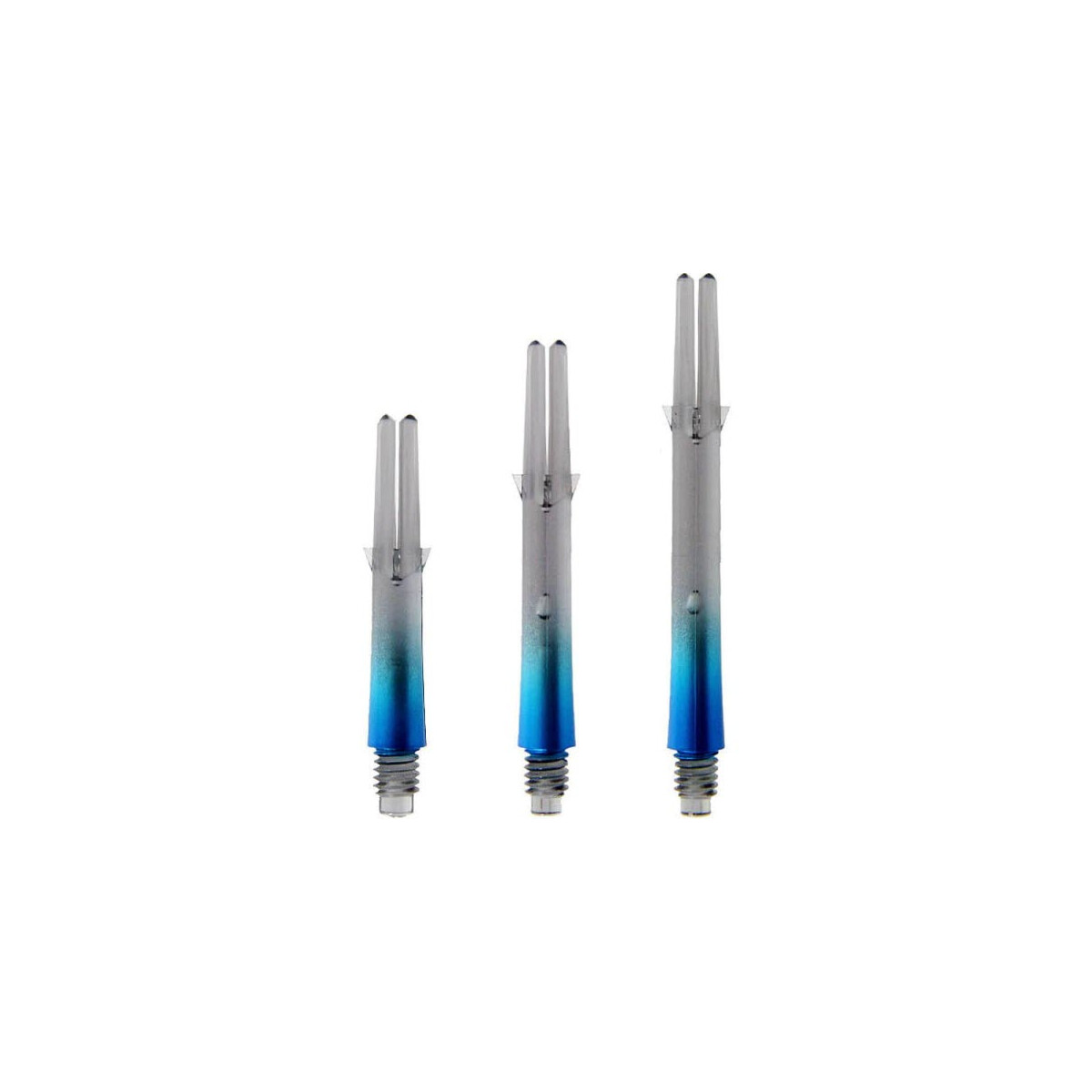 Lshaft lock two tone - Clear Black/Blue