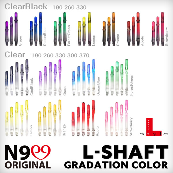 L-shaft Locked Straight N9 Gradient Lemon