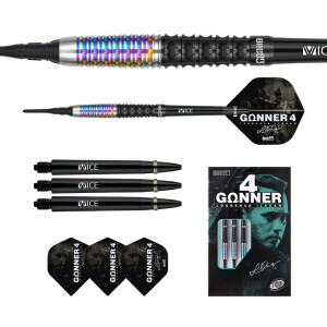 GUNNER 4 Softip 22g - Black&Rainbow