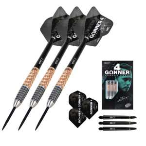 GUNNER 4 Steeltip 23g - Black&Rosegold