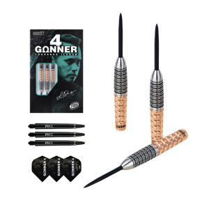 GUNNER 4 Steeltip 24g - Black&Rosegold