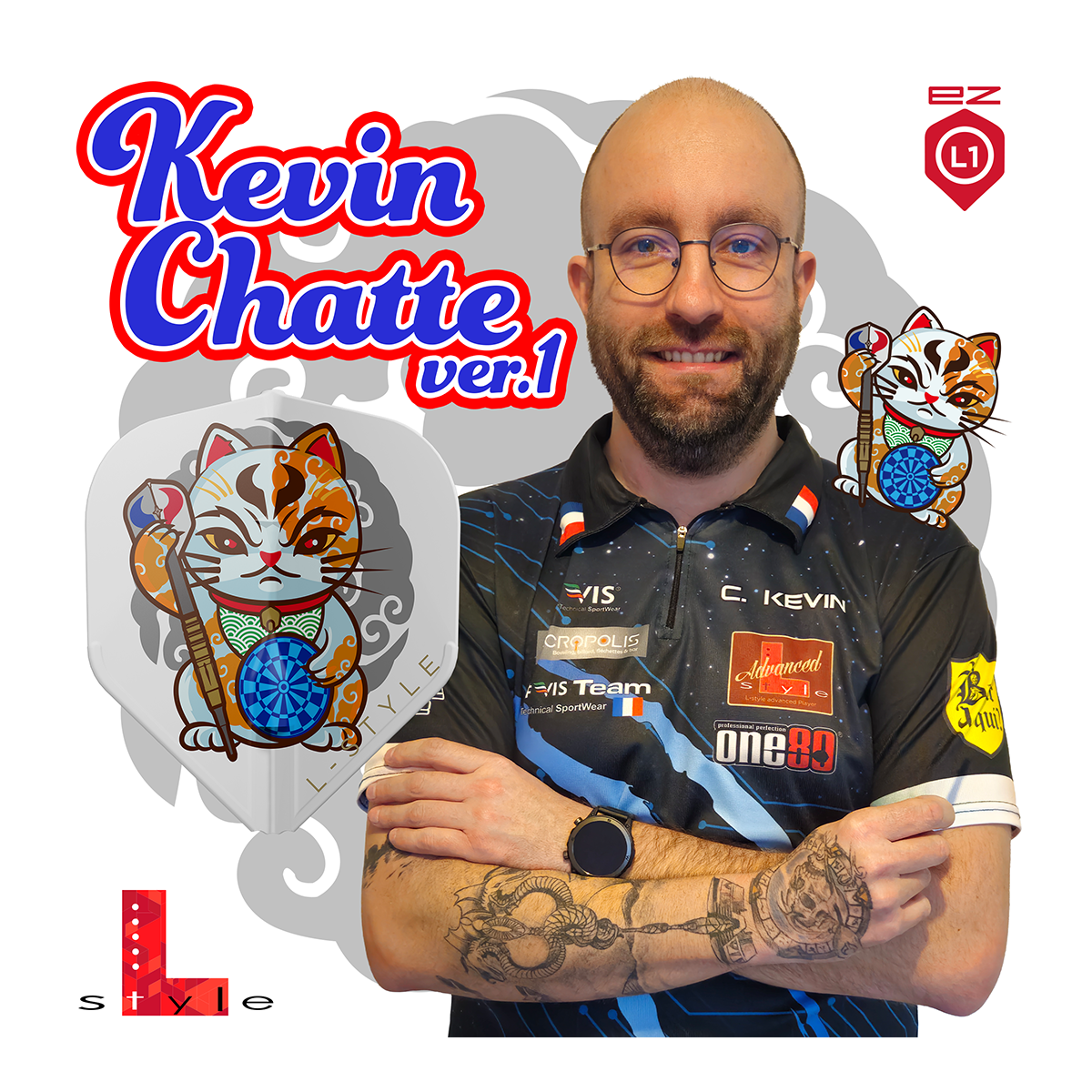 L-Style Signature Flights - Kevin Chatte L1EZ White