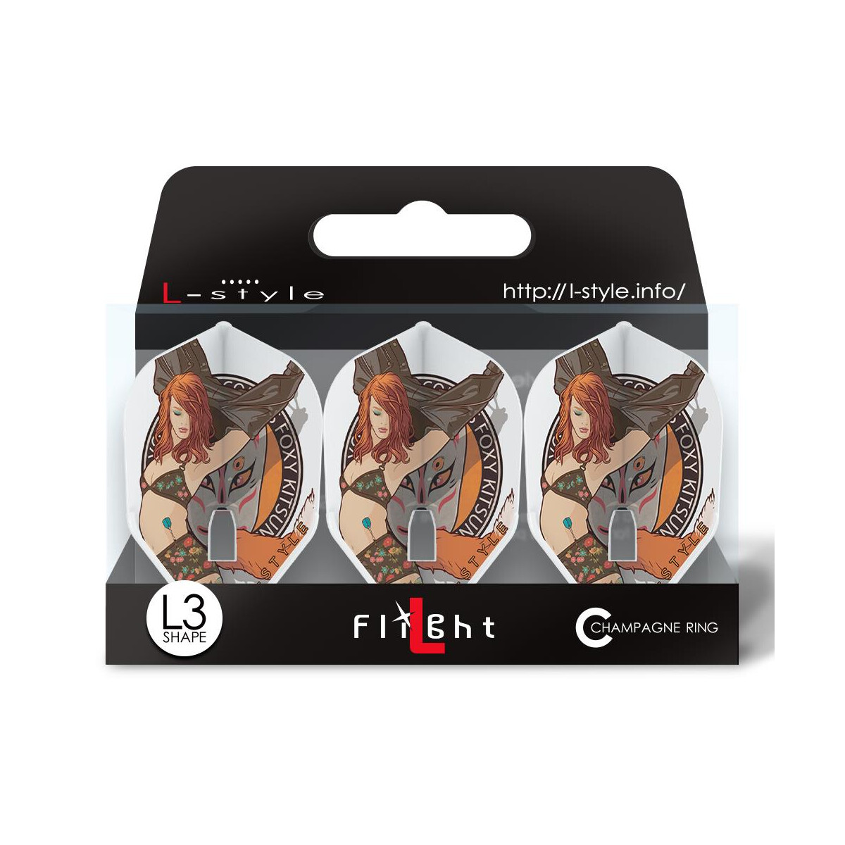 L -Style Signature Flights - Kitsune shape