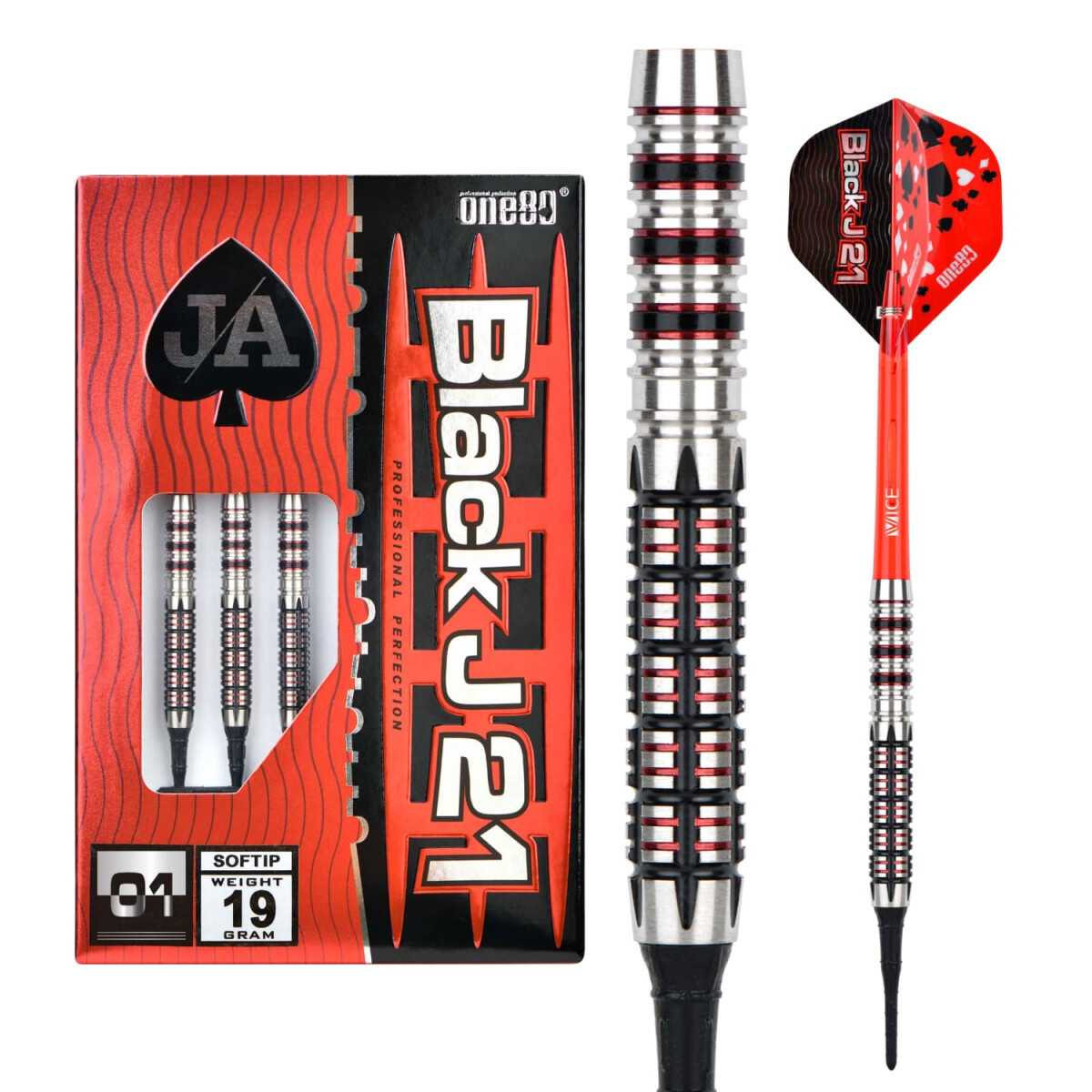 Black J 21 - 01 Softip 19g